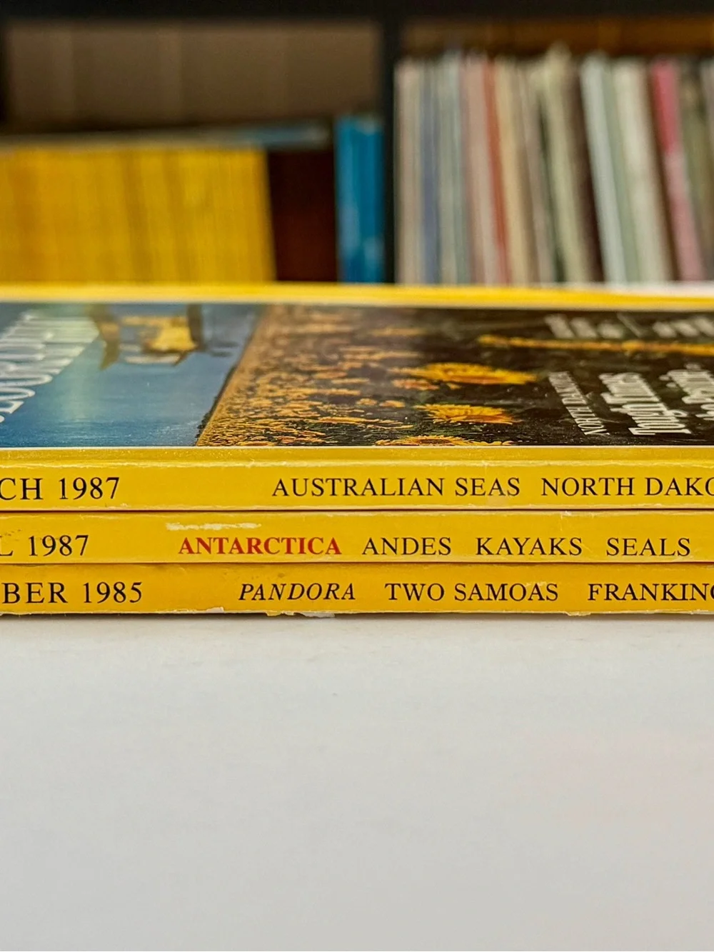 3 editions of National Geographic March 1987, April 1987 and October 1985 - Picture 4 of 5